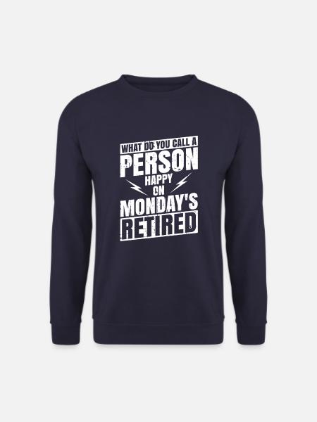 Pension de pensionné - Sweat-shirt Unisexe - marine