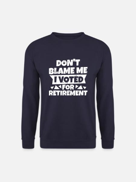 Pensioner pension - Unisex Sweatshirt - navy