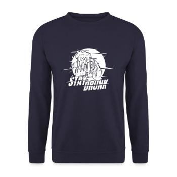 Amateurs de bière Cool - Sweat-shirt Unisexe - marine - Devant - Alina (178cm) & Michal (187cm)