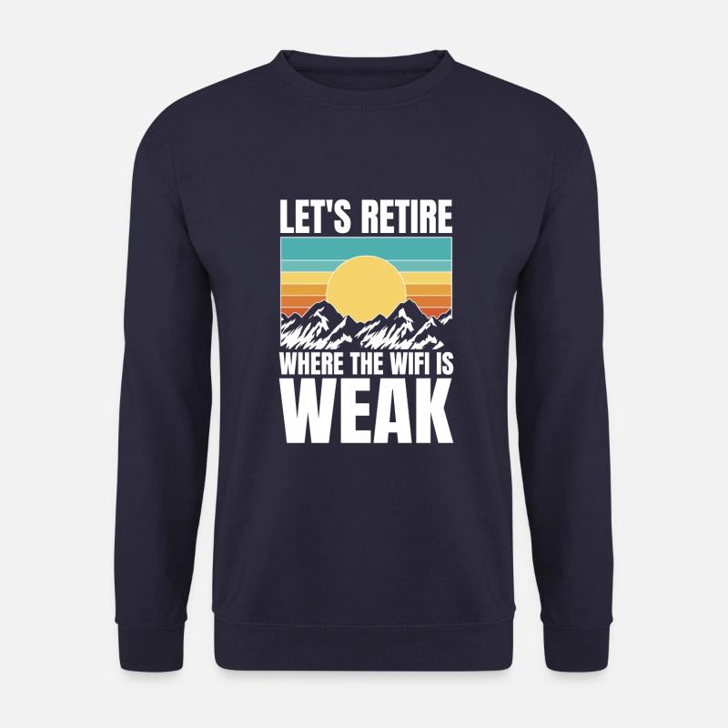 Rentner Rente W Lan - Unisex Pullover - Navy