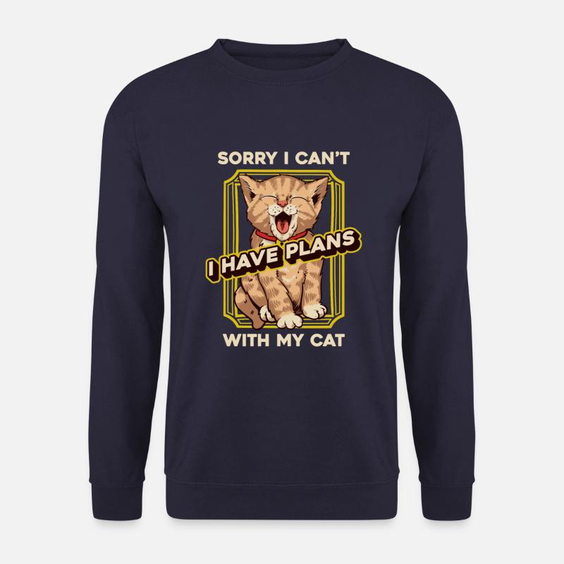 Chat - Sweat-shirt Unisexe - marine