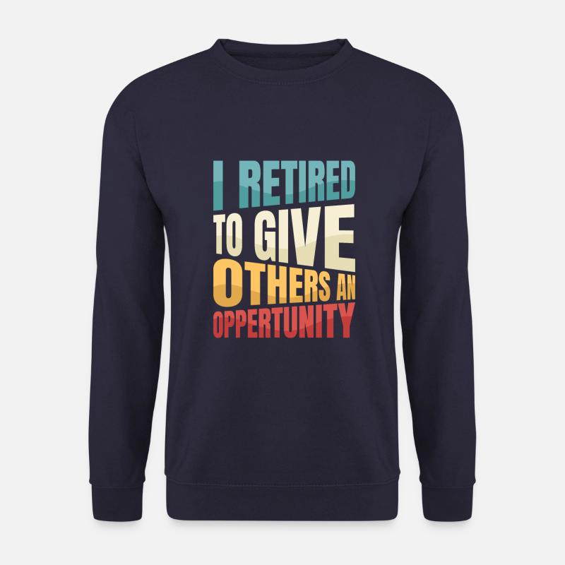 Rentner Rente - Unisex Pullover - Navy