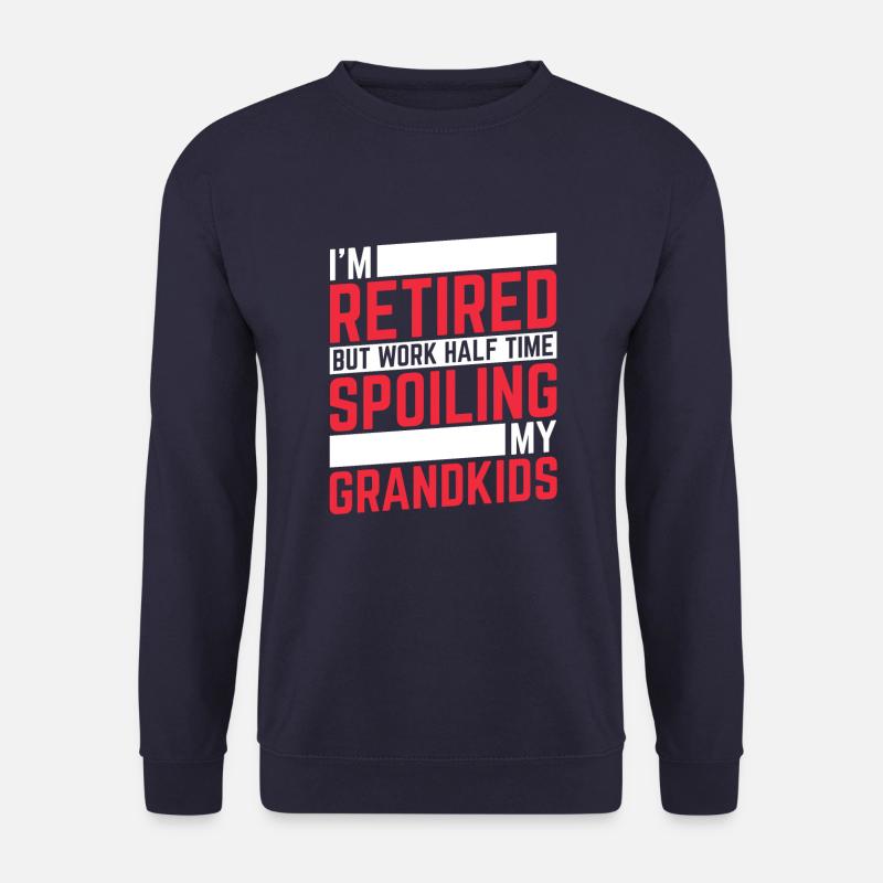 Rentner Rente Enkelkinder - Unisex Pullover - Navy