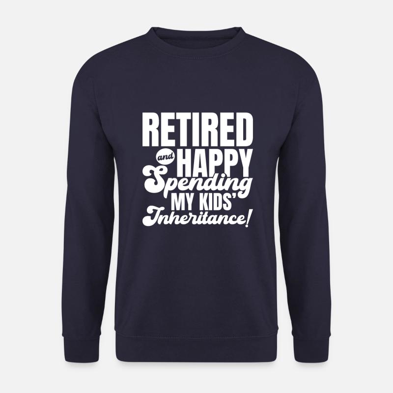 Pensioner pension - Unisex Sweatshirt - navy