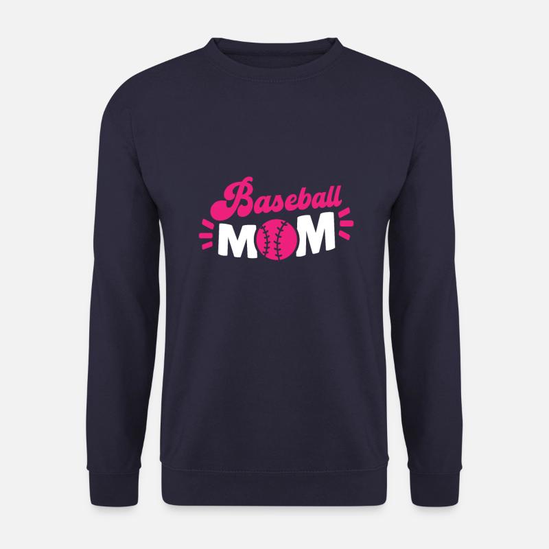 Baseball Mutter Baseball Mom - Unisex Pullover - Navy