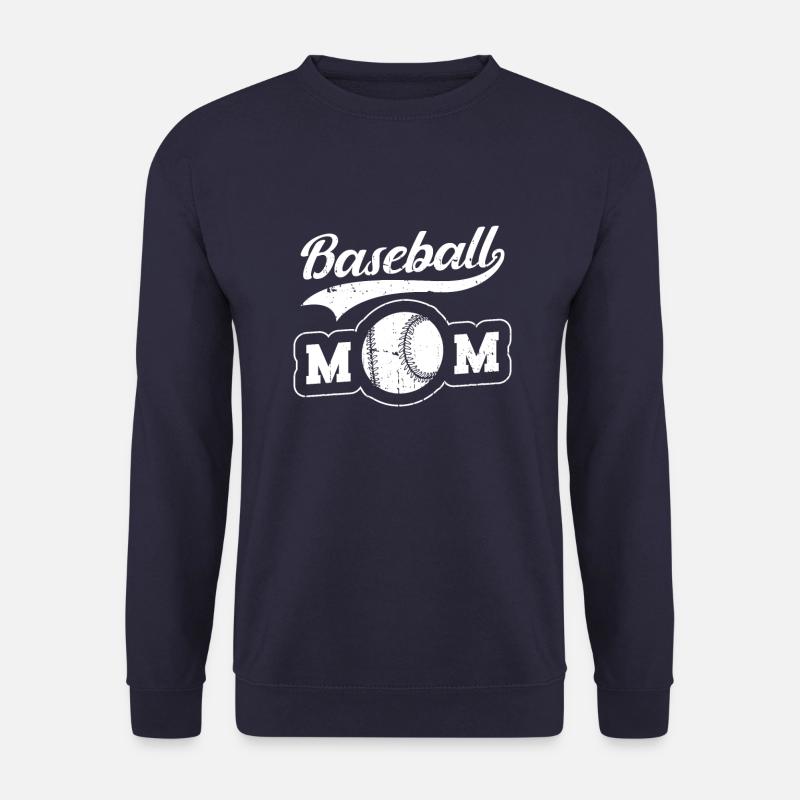 Baseball Mutter Baseball Mom - Unisex Pullover - Navy