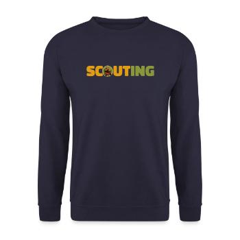Boy Scout Cool - Sweat-shirt Unisexe - marine - Devant - Alina (178cm) & Michal (187cm)