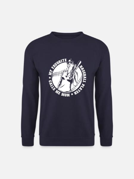 Baseball Mutter Baseball Mama - Unisex Pullover - Navy
