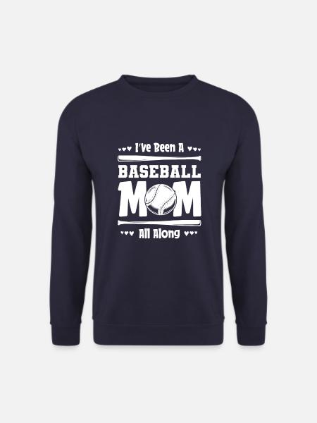Baseball Mutter Baseball Mama - Unisex Pullover - Navy