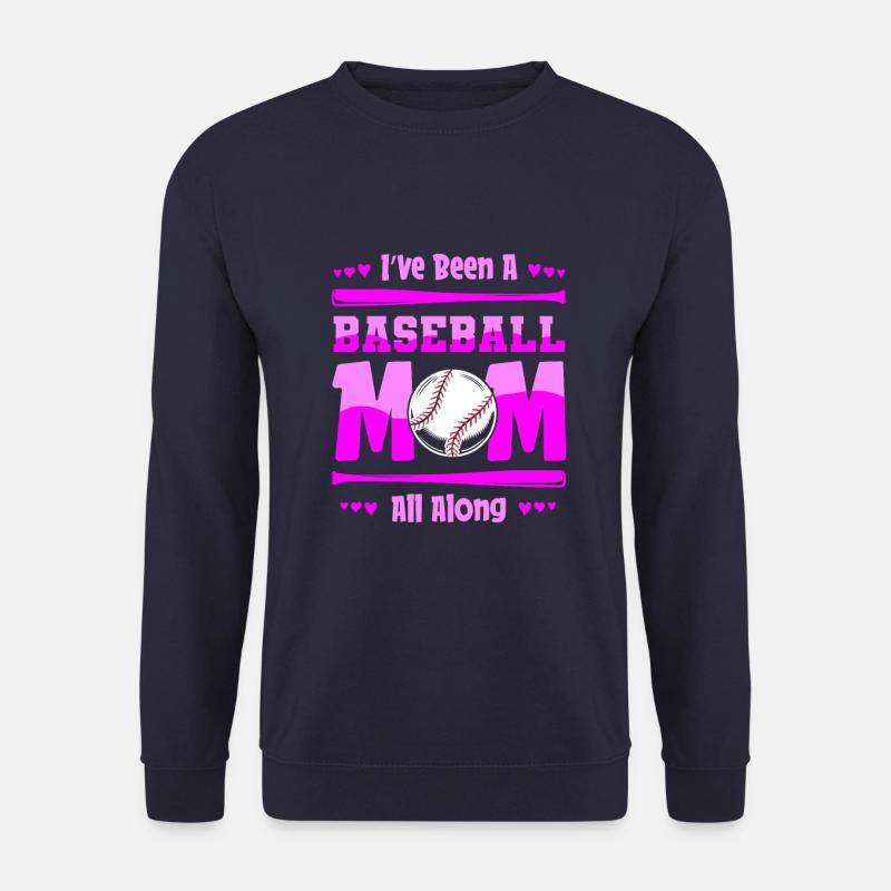 Baseball Mutter Baseball Mama - Unisex Pullover - Navy