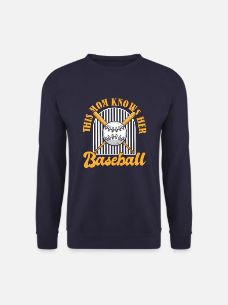 Baseball Mutter Baseball Mama - Unisex Pullover - Navy