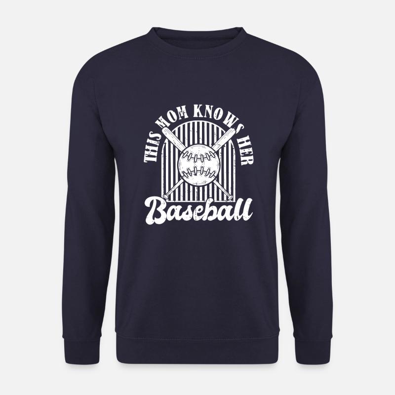 Baseball Baseball Mama - Unisex Pullover - Navy