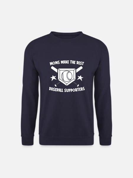 Baseball Mutter Baseball Mama - Unisex Pullover - Navy