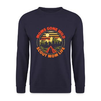 Pfadfinder - Unisex Pullover - Navy - Vorne - Alina (178cm) & Michal (187cm)