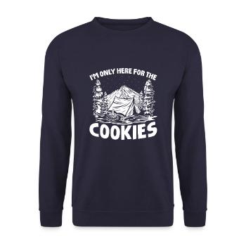 Éclaireur - Sweat-shirt Unisexe - marine - Devant - Alina (178cm) & Michal (187cm)
