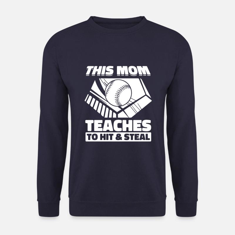 Baseball Baseball Mama - Unisex Pullover - Navy