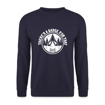 Éclaireur - Sweat-shirt Unisexe - marine - Devant - Alina (178cm) & Michal (187cm)