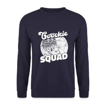 Pathfinder Cookie Squad - Unisex Sweatshirt - navy - Front - Alina (178cm) & Michal (187cm)