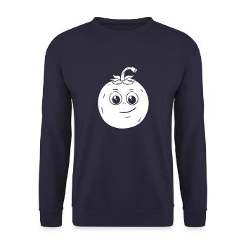 Tomatoes - Unisex Sweatshirt - navy - Front - Alina (178cm) & Michal (187cm)
