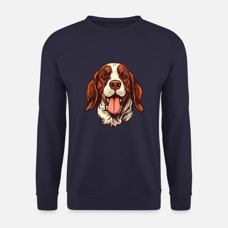 Hund Vierbeiner Niedlich - Unisex Pullover - Navy