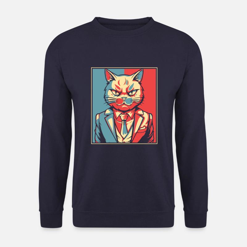 Cat - Unisex Sweatshirt - navy