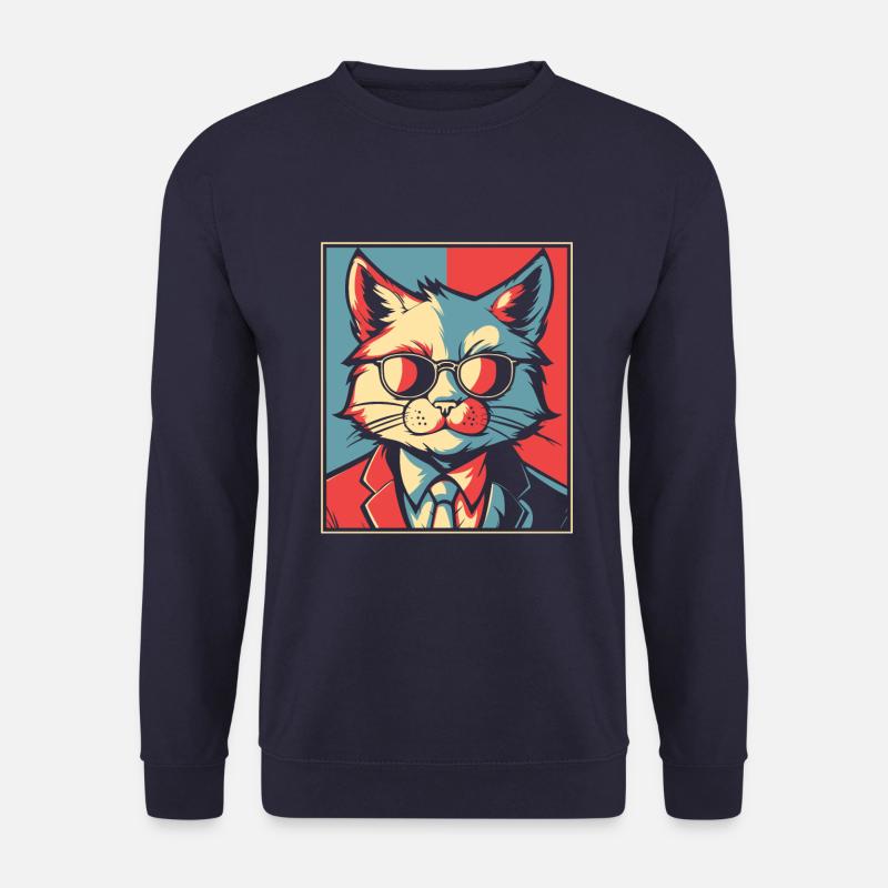 Katze - Unisex Pullover - Navy