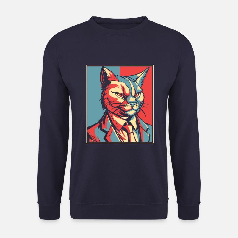 Cat - Unisex Sweatshirt - navy