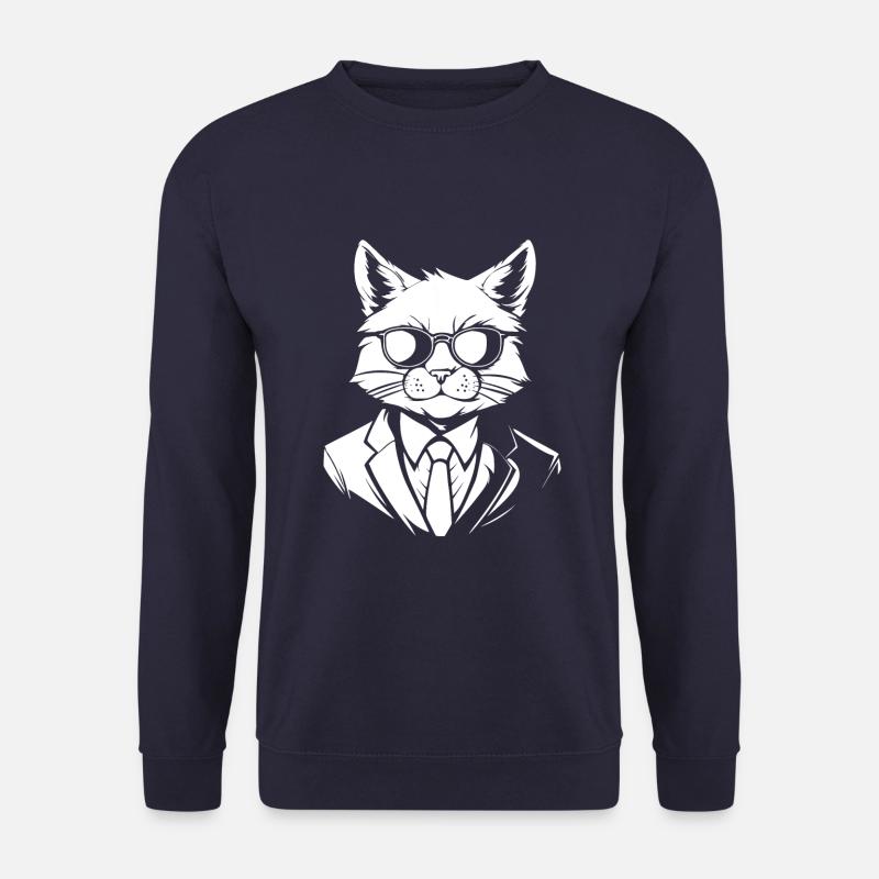 Cat - Unisex Sweatshirt - navy