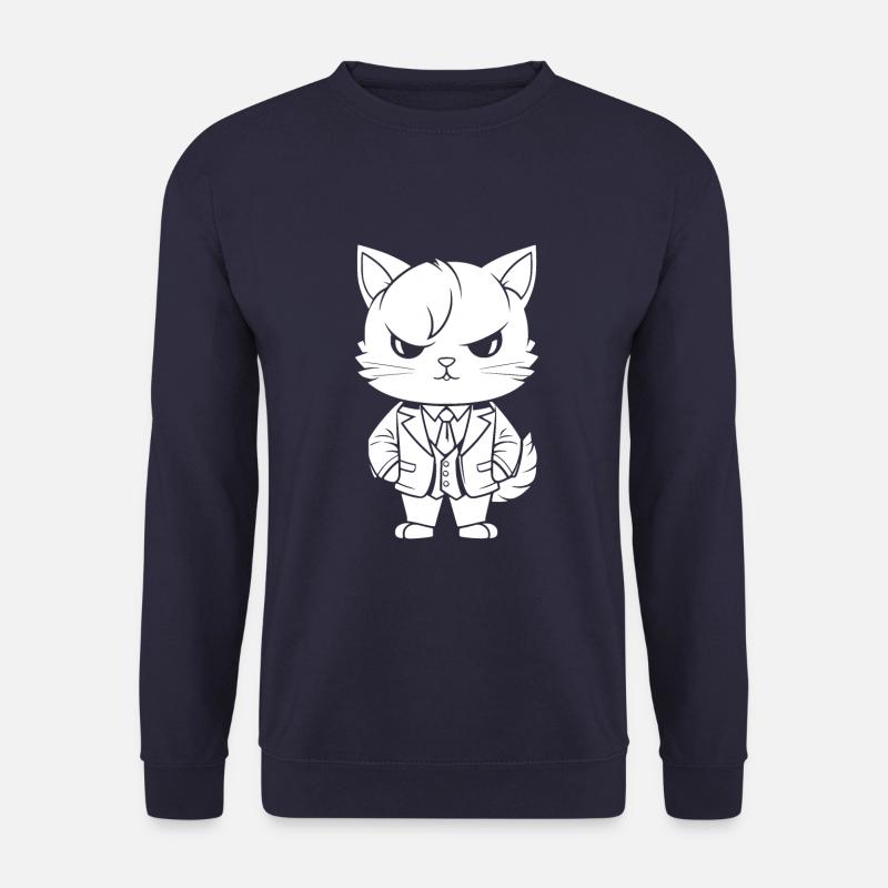 Cat Suit - Unisex Sweatshirt - navy