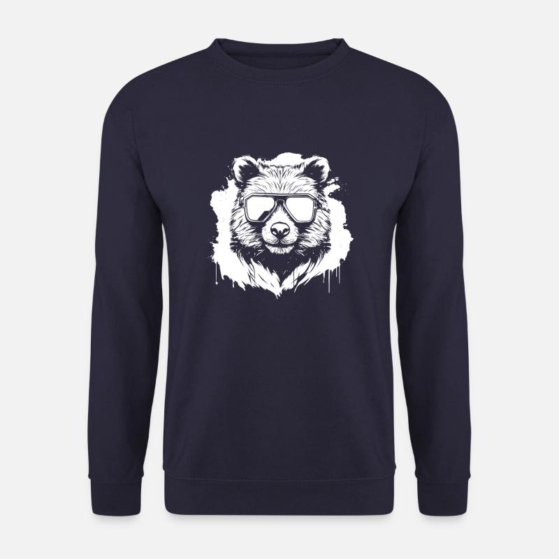 Panda géant Panda Ours - Sweat-shirt Unisexe - marine