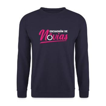 Bachelorette Party Jga - Unisex Pullover - Navy - Vorne - Alina (178cm) & Michal (187cm)