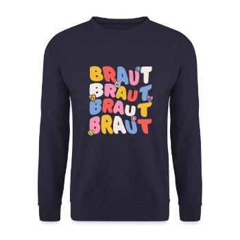 Bachelorette Party Jga - Unisex Pullover - Navy - Vorne - Alina (178cm) & Michal (187cm)