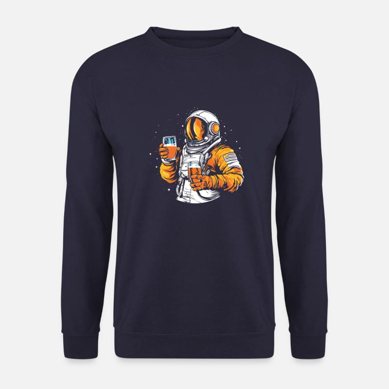 Beer, Beer Lover, Astronaut - Unisex Sweatshirt - navy