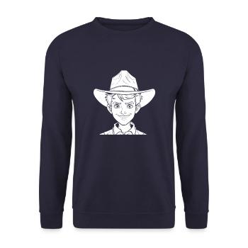 Pfadfinder - Unisex Pullover - Navy - Vorne - Alina (178cm) & Michal (187cm)