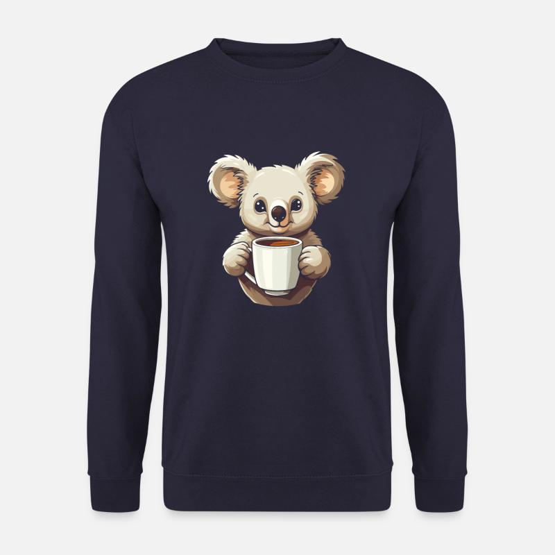 Koala Bear Coffee - Unisex Sweatshirt - navy