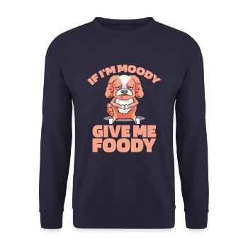Roi Charles Cavalier Drôle - Sweat-shirt Unisexe - marine - Devant - Alina (178cm) & Michal (187cm)