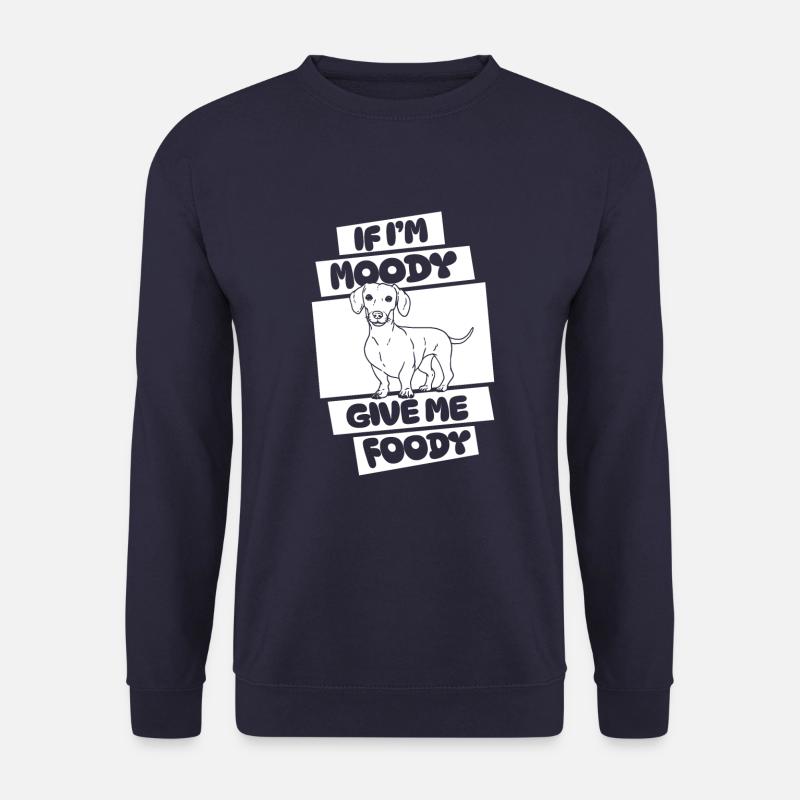 Dackel Dachshund Witzig - Unisex Pullover - Navy