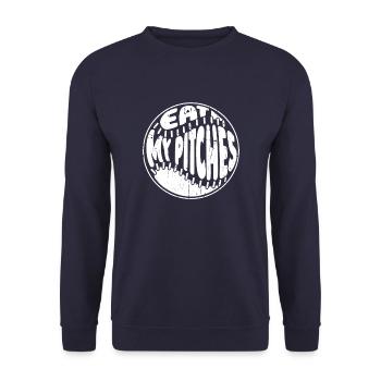 Baseball Funny - Unisex Sweatshirt - navy - Front - Alina (178cm) & Michal (187cm)
