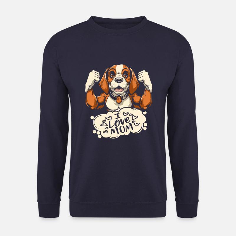 Beagle I Love Dad - Unisex Sweatshirt - navy