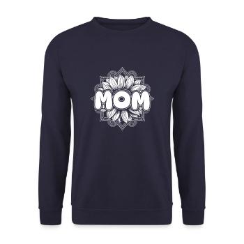 Sonnenblumen Mama Mutter Maman tournesol - Sweat-shirt Unisexe - marine - Devant - Alina (178cm) & Michal (187cm)