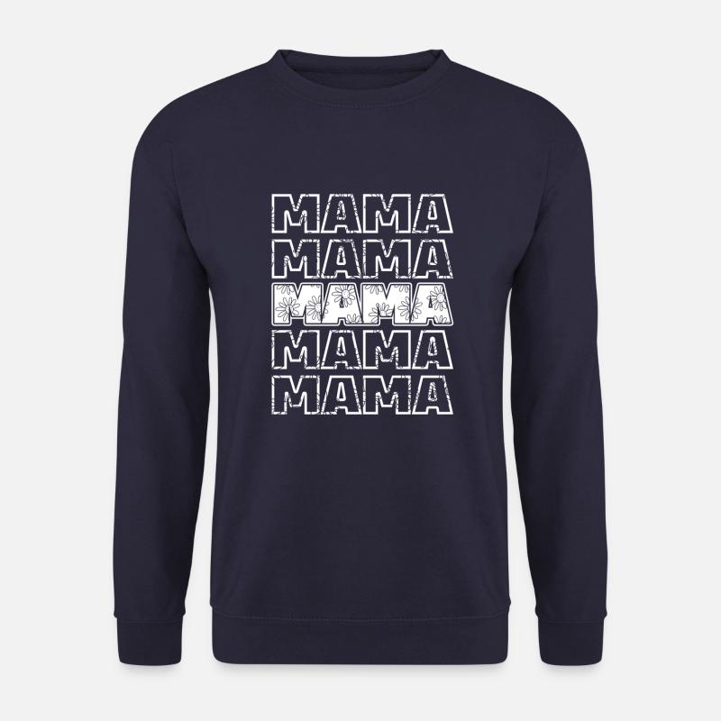 Gänseblume Mama Daisy Mom - Sweat-shirt Unisexe - marine