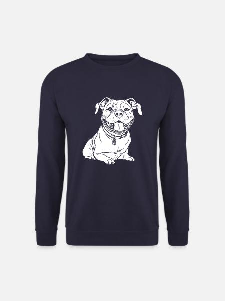 American Bully Lächelnd - Unisex Pullover - Navy