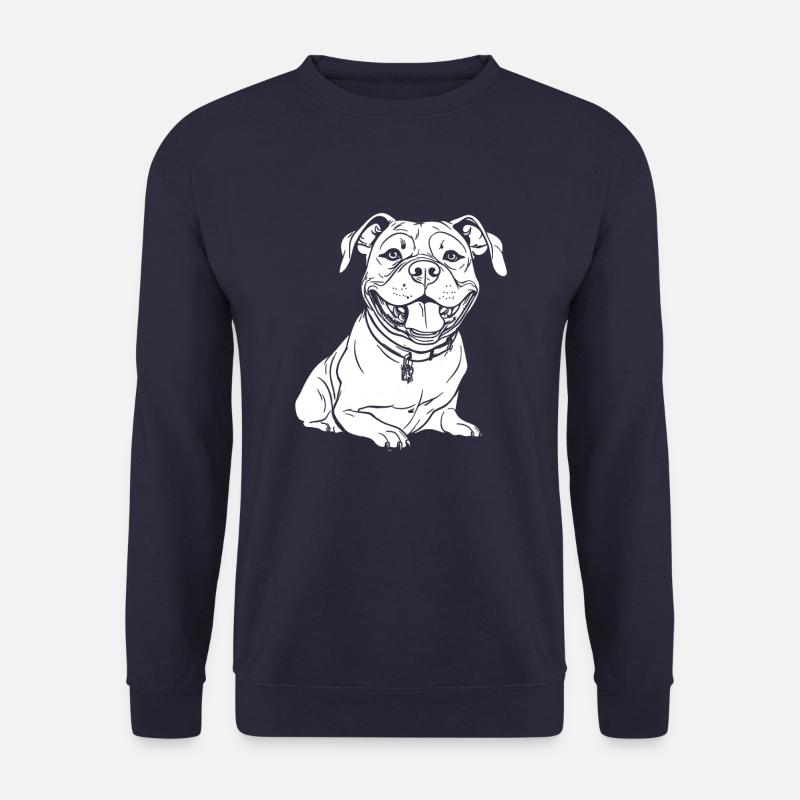 American Bully Lächelnd - Unisex Pullover - Navy
