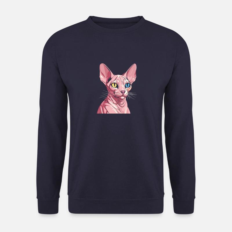 Sphynx Cat - Unisex Sweatshirt - navy
