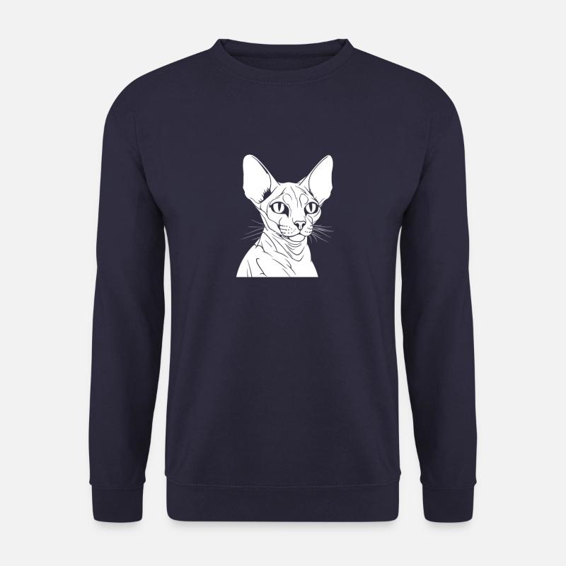 Sphynx Cat - Unisex Sweatshirt - navy