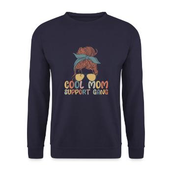 Maman Soutien Maman - Sweat-shirt Unisexe - marine - Devant - Alina (178cm) & Michal (187cm)