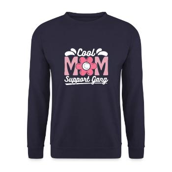 Maman Soutien Maman - Sweat-shirt Unisexe - marine - Devant - Alina (178cm) & Michal (187cm)