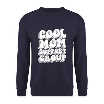 Maman Soutien Maman - Sweat-shirt Unisexe - marine - Devant - Alina (178cm) & Michal (187cm)