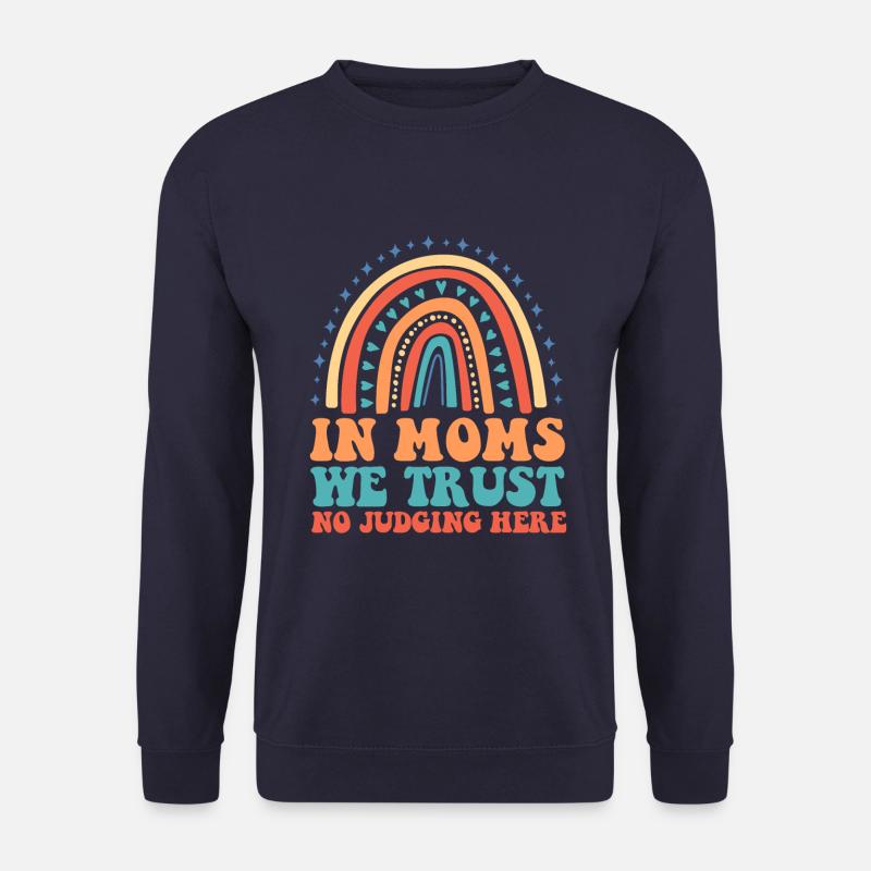 Mama Mutter Unterstützung Der Mutter - Unisex Pullover - Navy