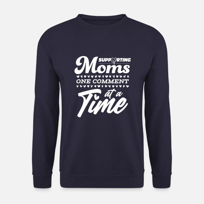Mom Support Mom - Unisex Sweatshirt - navy